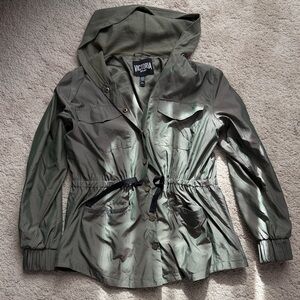 Victoria's Secret Olive Green Hooded Utility Jacket